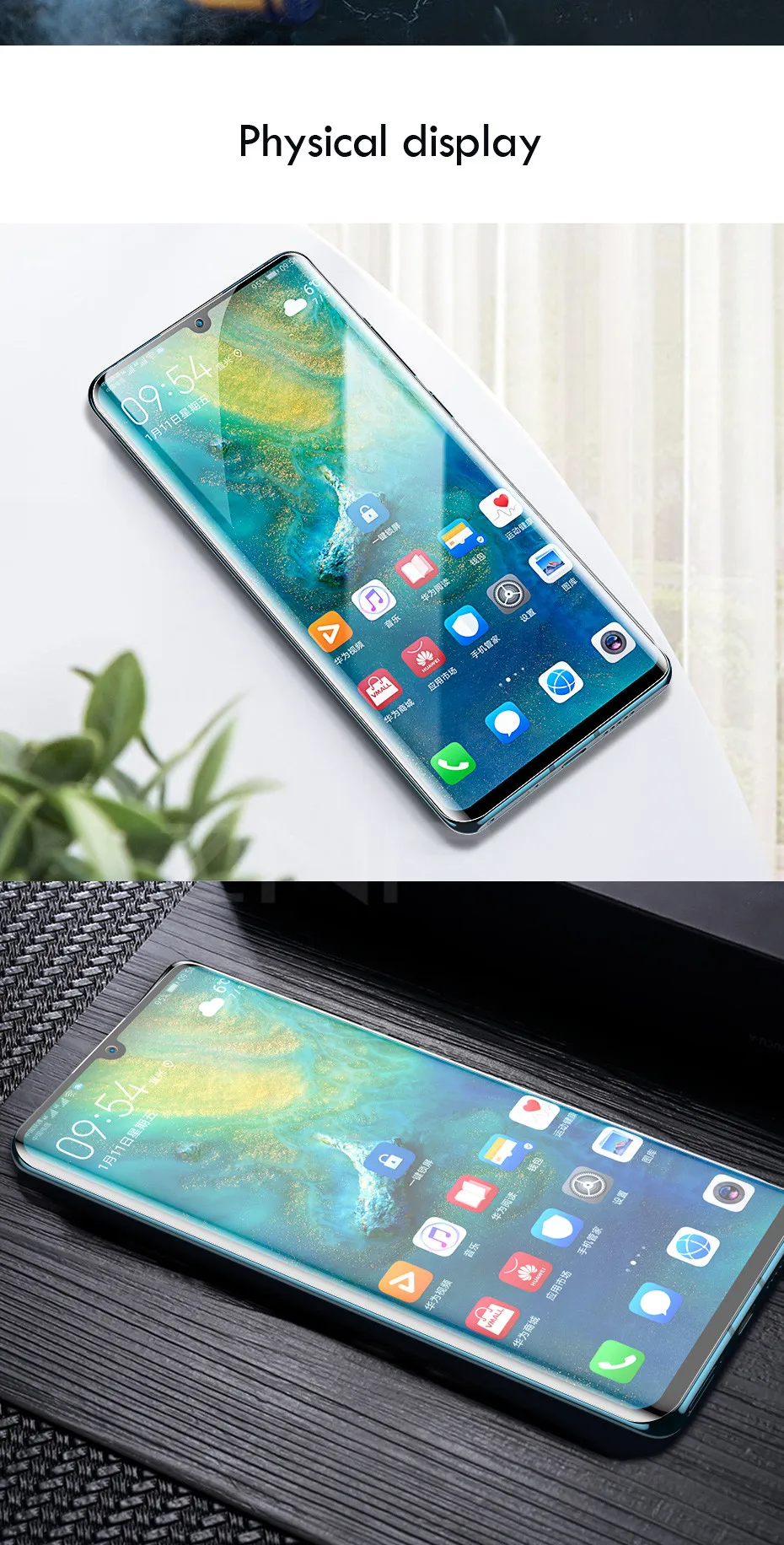 2 в 1 защита экрана объектива камеры для huawei P30 P20 Pro P Smart Гидрогелевая пленка для Honor 20 10 Lite 8X мягкая пленка не стекло