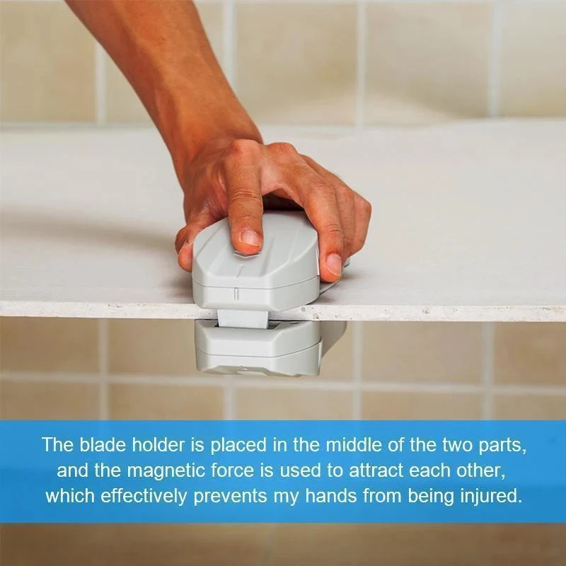 

Gypsum Board Cutting Tool Portable Hand Push Drywall Cutting Artifact Tool For Tile Carpet Foam B1