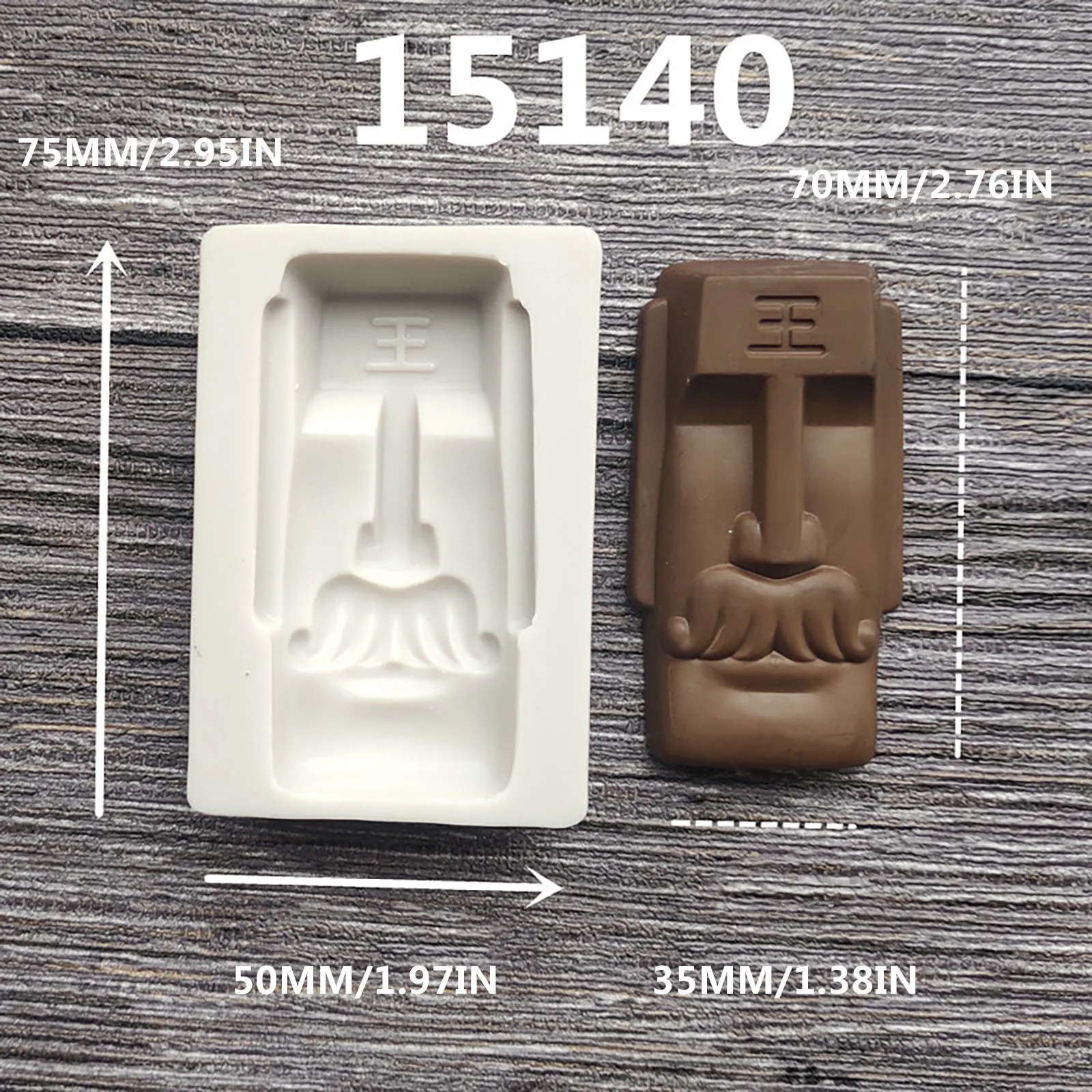 

Easter Mold Easter Moai Statue Chocolate Mold Easter Cake Tool Pudding Jelly Chocolate Fondant Mould Ball Biscuit Baking Moulds