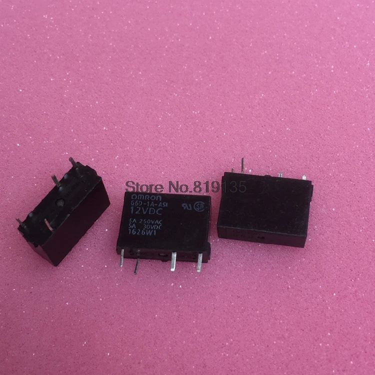 

IN STOCK 12V relay G6D-1A-ASI 12VDC G6D-1A-AS1 G6D-1A-ASI-12VDC G6D1AASI G6D-1A 12V 12VDC DC12V 5A 250VAC DIP4