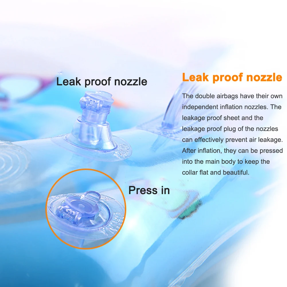 

Baby Swimming Neck Ring Inflatable Summer Water Bathing Floating Circle Childs Swim Accessories For Children Swim Tools 2021