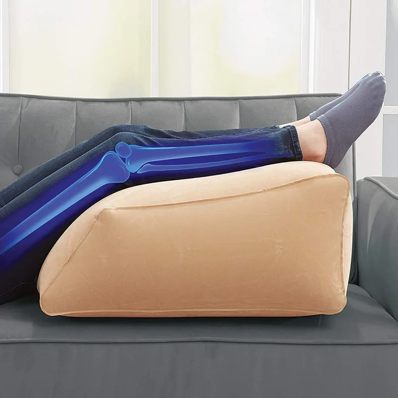 

NEW NEW Leg Ramp Inflatable Leg Pillow Wedge Pillow Elevates Legs and Feet for Temporary Relief from Leg Swelling Sore Feet