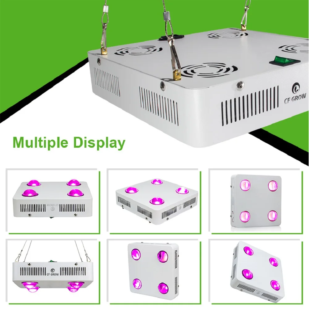 300 Вт 600 COB LED Grow Light полный спектр Крытый гидропонный парниковый растительный рост