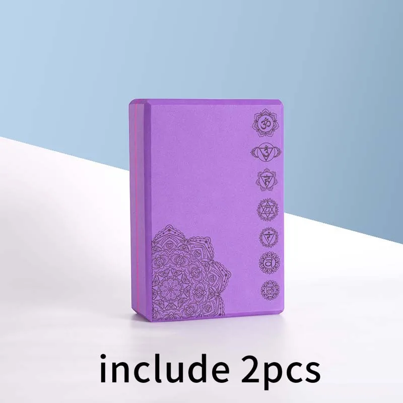 Высокая плотность блок йоги eva yoga кирпич 380g спортивных упражнений в тренажерном зале пены тренировки блок для растяжки для коррекции фигуры здоровья Traini - Цвет: Шоколад