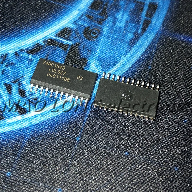 10 шт./лот 74HC154D SOP24 74HC154 7,2 мм широкий корпус SOP SMD новая и оригинальная Фотографическая проекция от 4 до 16 линейный декодер/демультиплексор