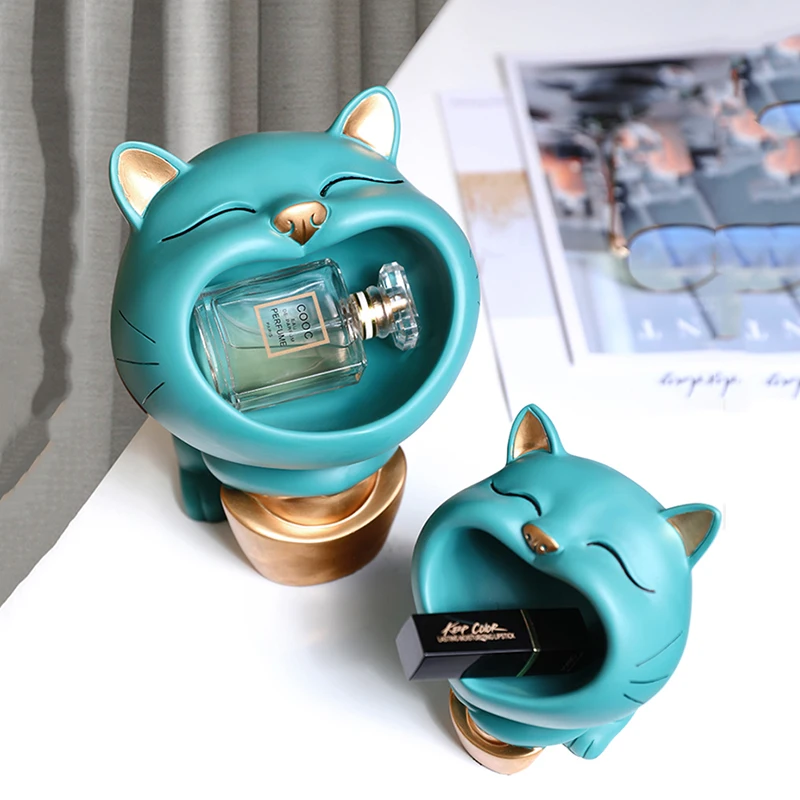 

Creative Dog Statue Home Decoration Resin Artware Sculpture Statue Decor Sundries Storage Desk Decoration Accessories Ornament