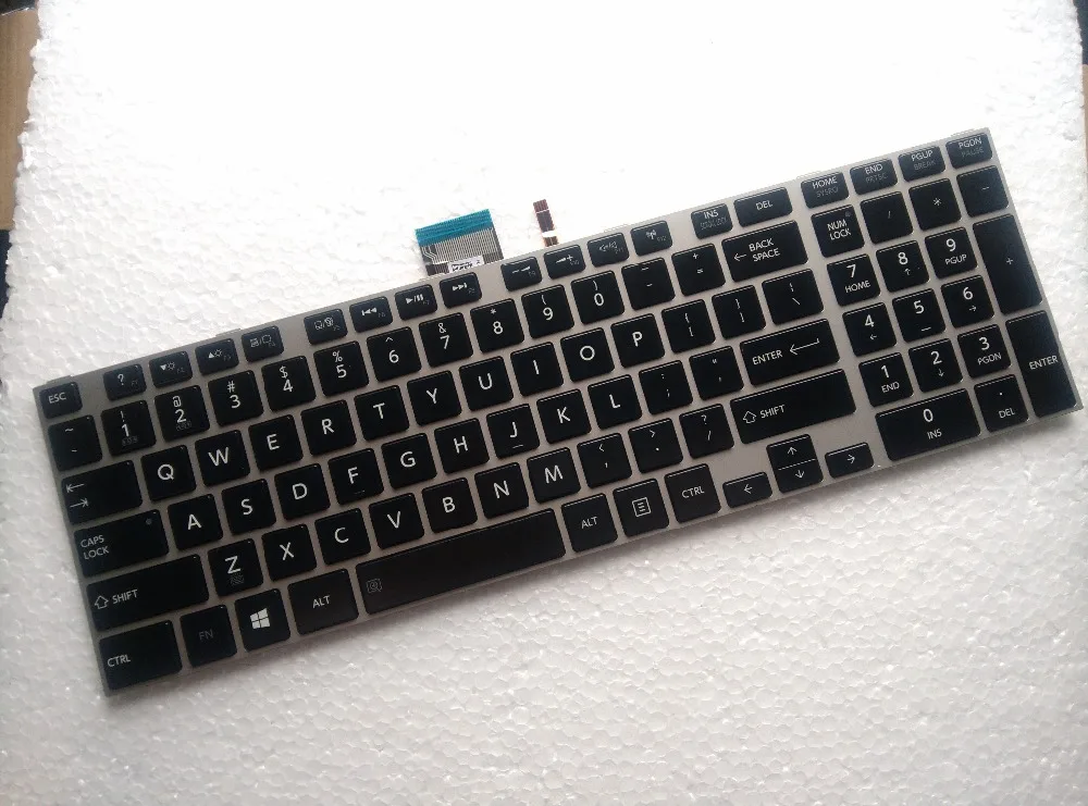 Клавиатура США с подсветкой для Toshiba Satellite E55-A5114 E55T-A5320 | Компьютеры и офис