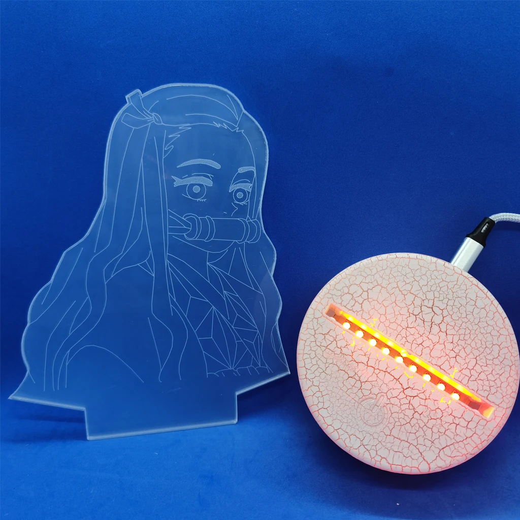 Аниме лампа для рассекания демонов только акриловая доска Kanae Kocho светильник