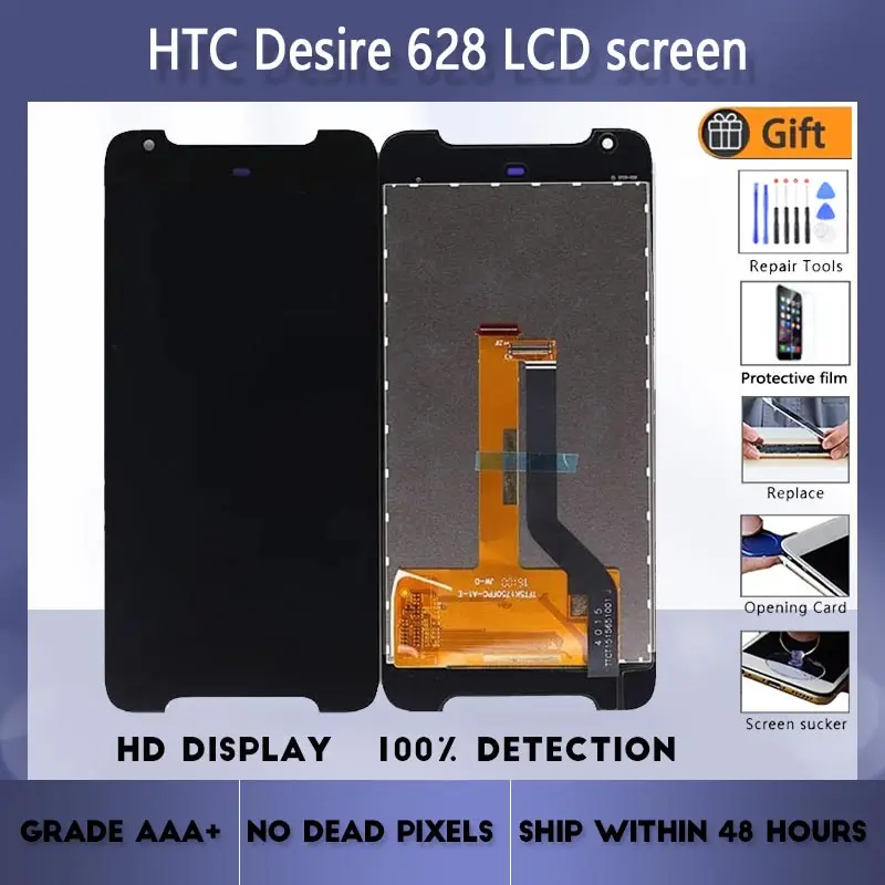Для HTC Desire 628 ЖК-экран в сборе Сенсорное стекло 5-дюймовый ЖК-дисплей оригинальный