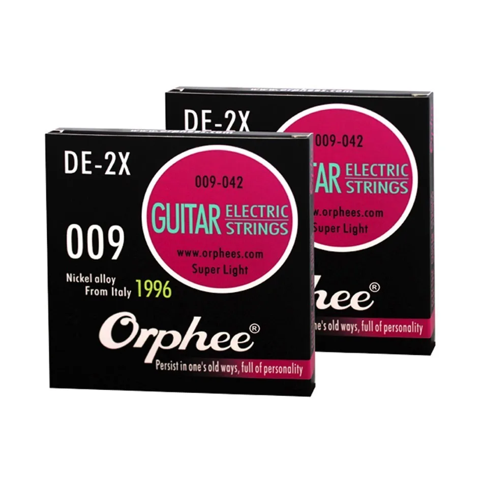 Orphee Professional DE Series 009-042010-046011-050, Струны для электрогитары из итальянского никелевого сплава