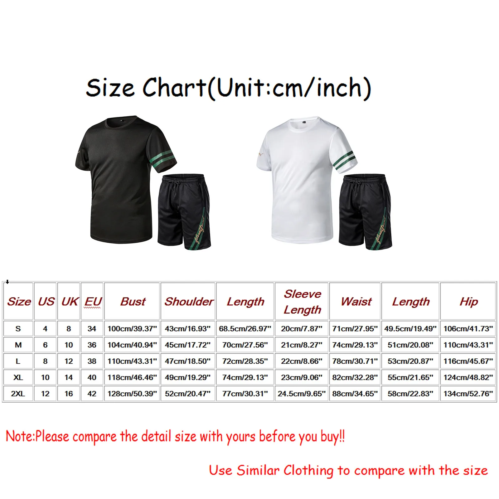 

Summer Sportswear Sets Men Summer Suit Fitness Suit Short Sleeve T-shirt + Pants Men's Quick Drying High Quality Is Trustworthy