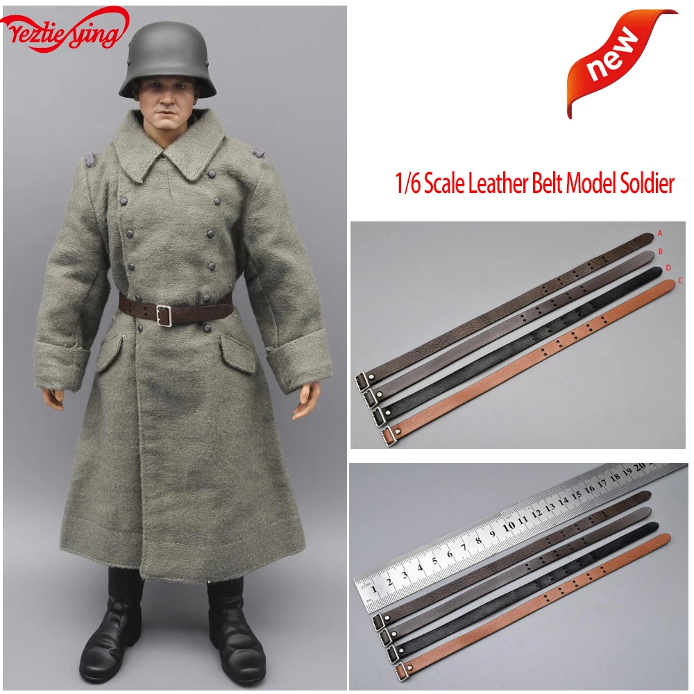 4 стиля мини 1/6 масштаб 1:6 национальная армия солдат PU кожаный ремень военный
