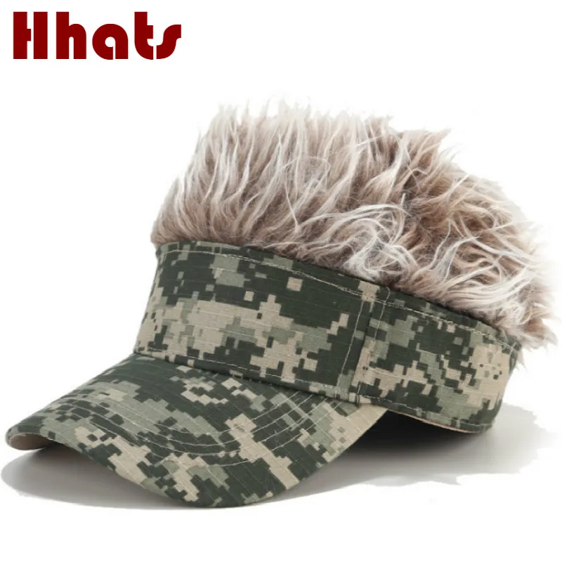 Кепка с козырьком из искусственного меха Мужская модная бейсболка камуфляжной