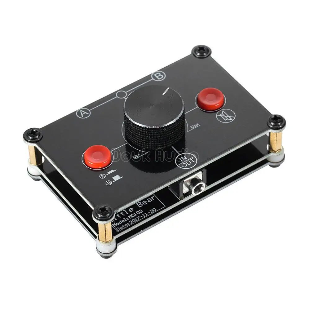 Music hall Медвежонок MC102 Mini 2(1) в 1(2) из 3,5 мм стерео аудио кабель пассивный селектор PLC сплиттер