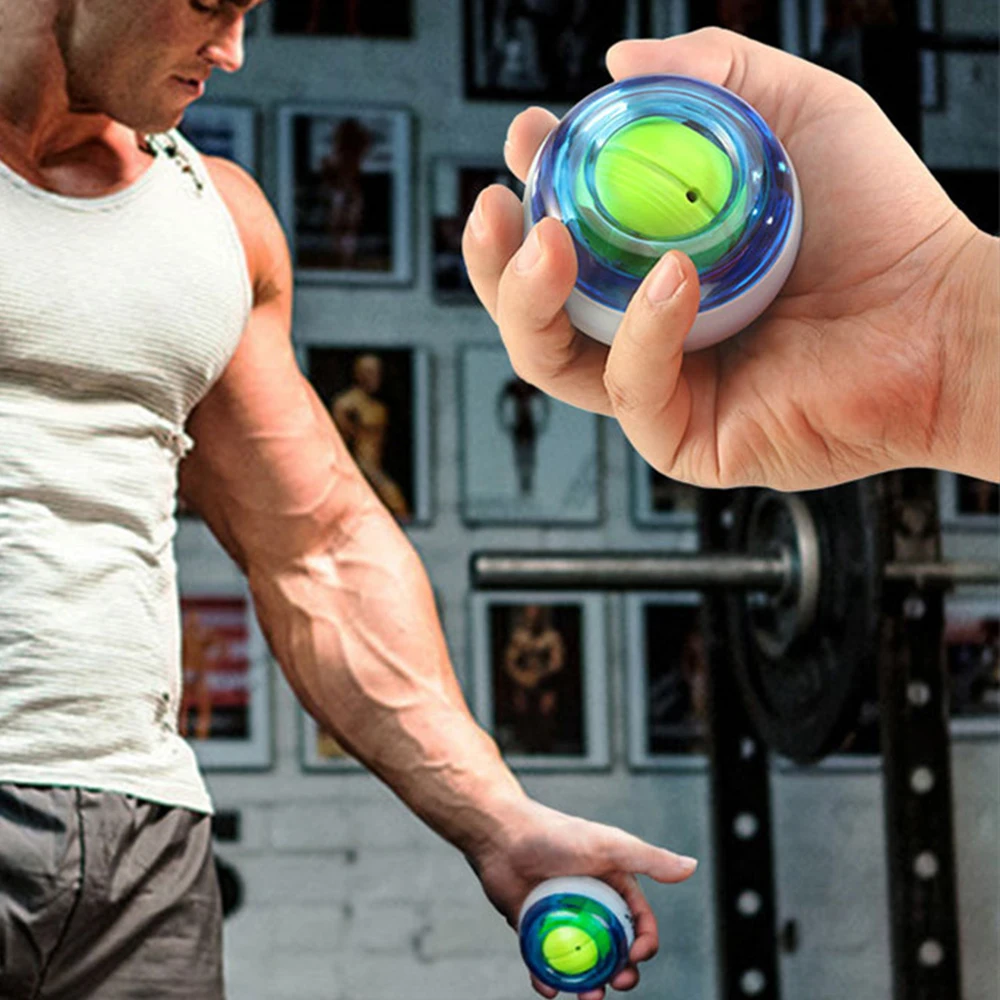 Самозапуска светодиодный светильник Мощность мяч тренер гироскоп расслабиться