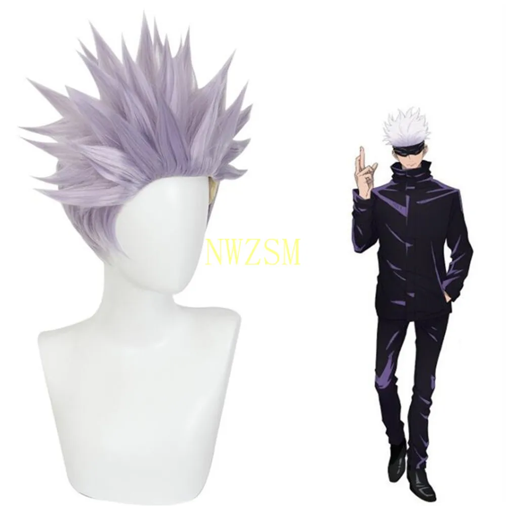 

Anime Jujutsu Kaisen Gojo Satoru Full Set Top Pants School Uniform Cosplay Costume