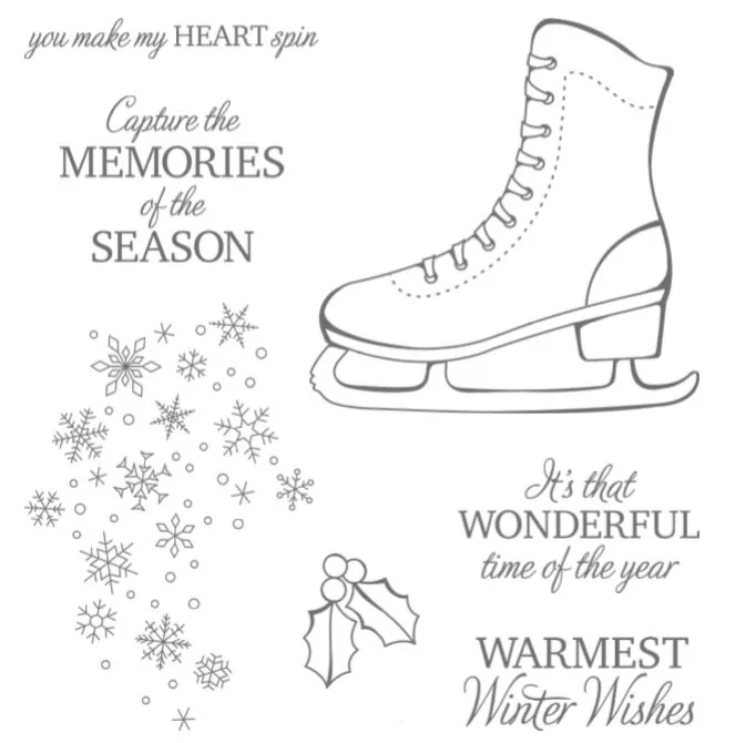 Зимняя обувь для катания на коньках прозрачные штампы самостоятельного