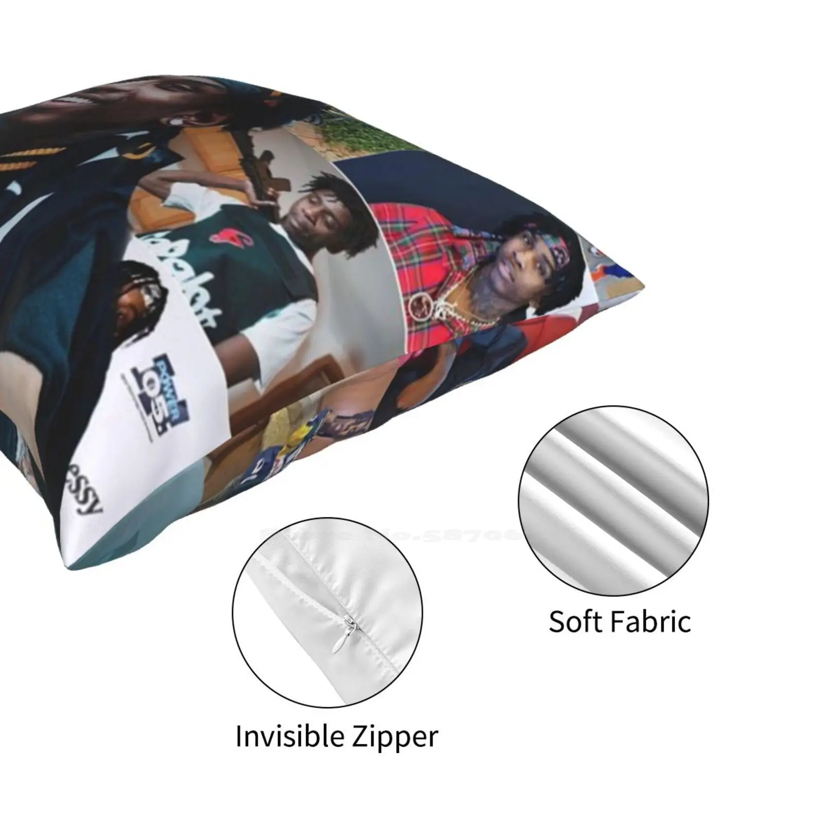 Модная стильная наволочка Polo G для спальни и офиса музыкальный хип-хоп рэпер рэп