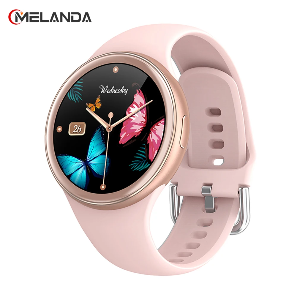 

MELANDA 2022 Smart Watch Women Full Touch Smartwatch IP68 Waterproof Sports Fitness Tracker Heart Rate Monitor Bracelet for Lady