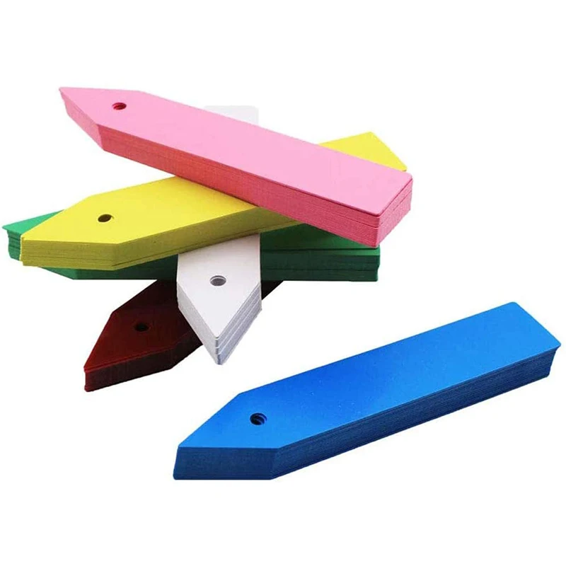 

100/50Pcs Waterproof Plastic Plant Tags Garden Plant Labels Nursery Markers Flower Pots Seedling Labels Tray Garden Tools 10*2cm