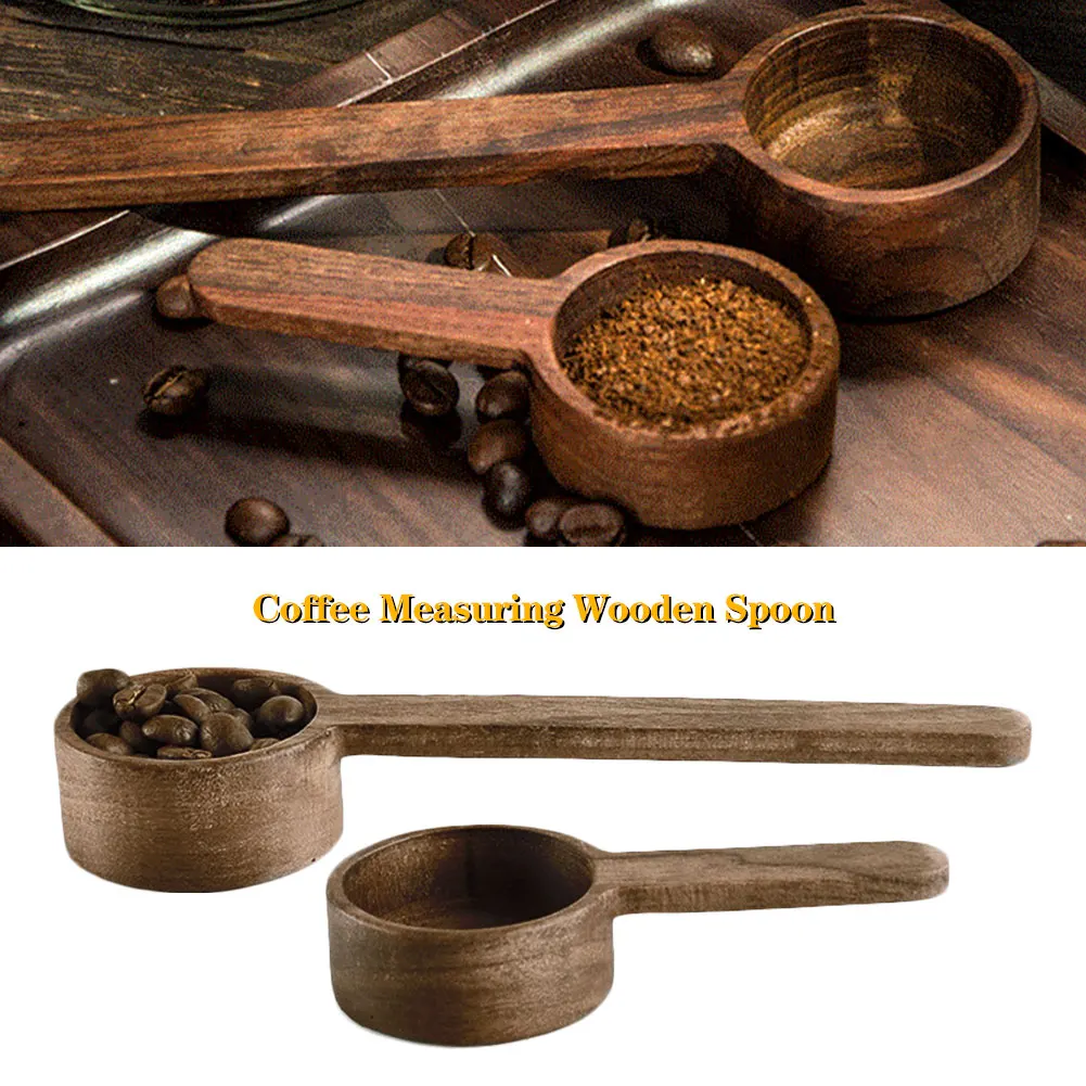 

Coffee Tamping Mesure Spoon Dual-purpose Stainless Steel Coffee Bean Powder Cafe Measuring Tamping Scoop Powder Quantitative
