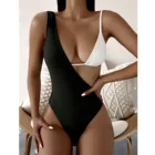 Сексуальный женский однотонный цельный костюм пуш-ап, Мягкий купальник, бандо, Бразильское бикини, купальник, женская пляжная одежда #41