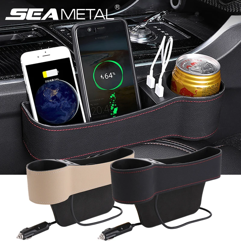 Карман для автомобильных сидений 1 пара карман хранения из искусственной кожи