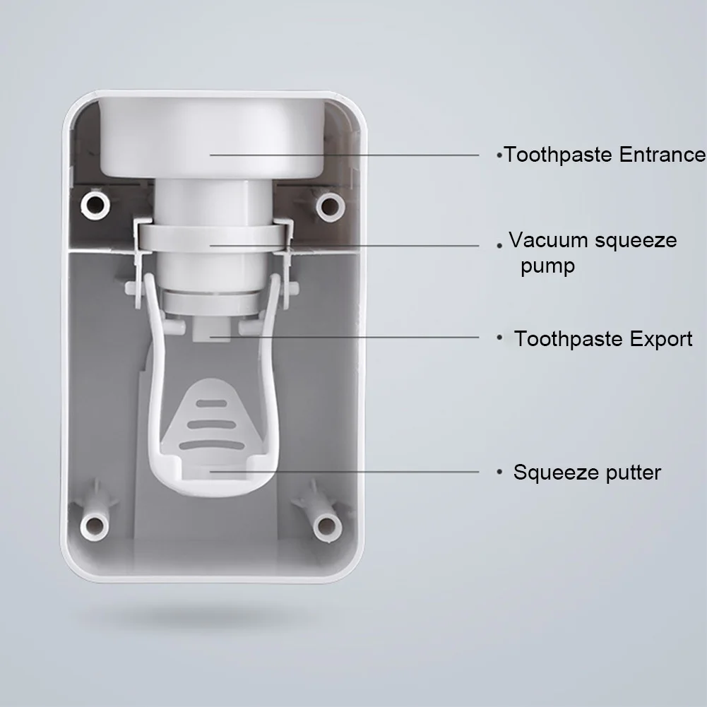 

Automatic Toothpaste Set Wall Hanging Free Punch Toothpaste Toothbrush Rack Toothpaste Rack Lazy Squeeze Artifact vividly