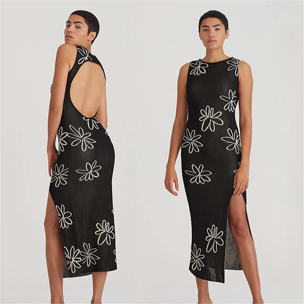 

Summer Halter Backless Dress Robe Longue Maxi Vestidos De Verano Clothes For Women 2021 Mujer Long Ete Sukienka Letnia Largos