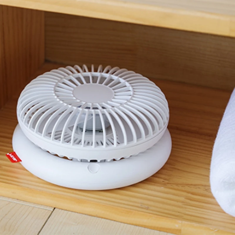 

Folding Table Fan Fan Portable USB Charging Mute Retractable Folding Fan White