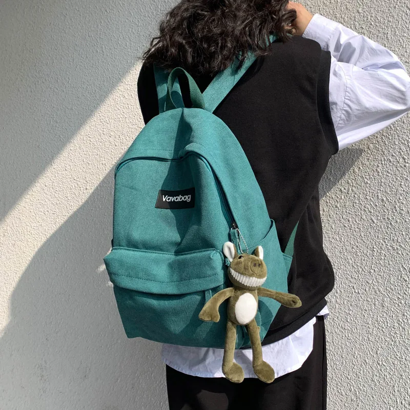 

Vintage Sense Backpack 2020 New Style MORI Series Simple Backpack Korean-style High School College Student Versatile Canvas Scho
