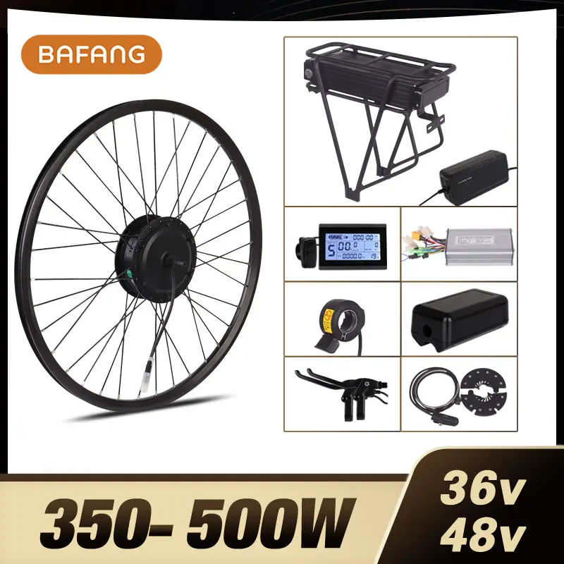 BAFANG 350W 500W 36V 14AH 48V 12AH SWX02 Ebike комплект для переоборудования электрического