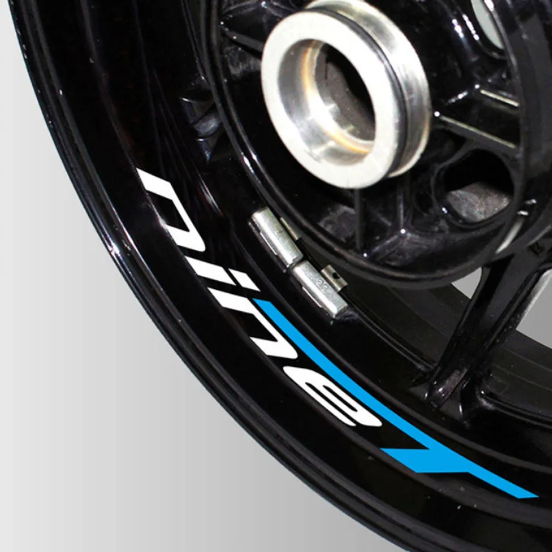 Высококачественная наклейка с логотипом на обод мотоцикла светоотражающие