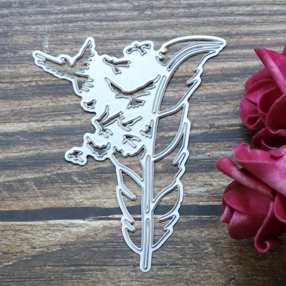 Металлические штампы орлиное перо рамка нож Лезвие форма трафареты для