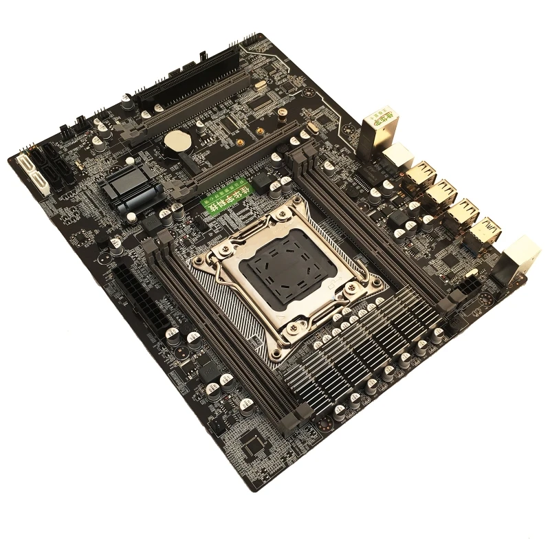 Стандартная плата ATX X79Z LGA2011 материнская SATA3 HDD M.2 NVME SSD поддержка 4 DDR3 1866 1600 1333 МГц