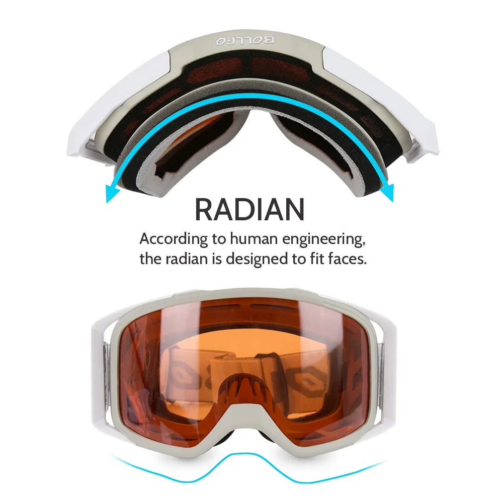 Женские и мужские очки для езды на велосипеде лыжах с регулируемым ремешком