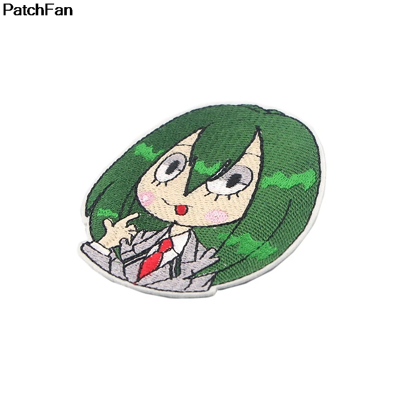 Patchfan My hero Academy, Мультяшные железные нашивки, одежда с вышивкой, лоскутные аксессуары, значки на заказ, A2336
