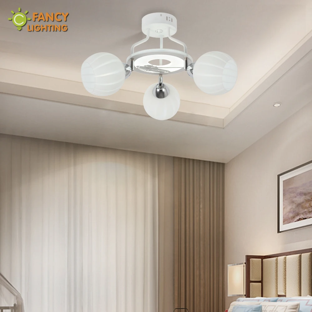 Современный светильник люстра с резервуаром акриловый панель