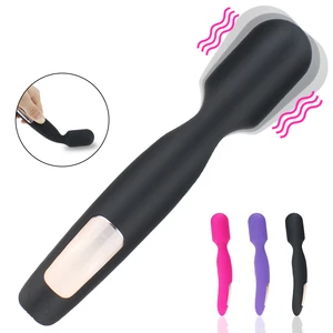 USB Rechargeable Dildos AV Vibrator Magic  G Spot Clitoris Stimulator Body Massager Sex Toy For Female Powerful Masturbator 18