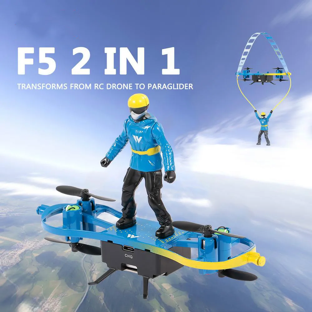 Дрон параплана F5 с дистанционным управлением и вращением на 360
