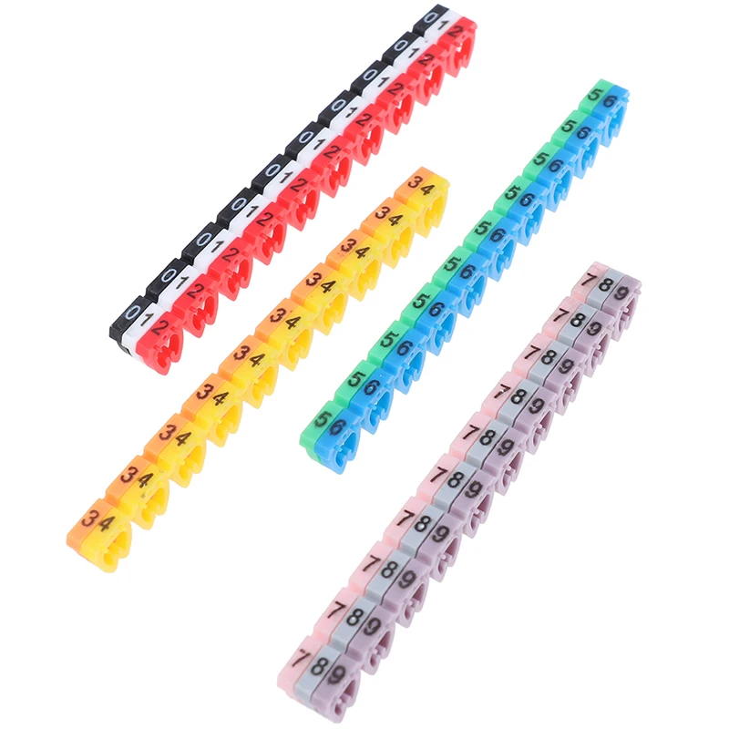 100 шт./упак. маркеры для кабелей тег сетевых органайзер компьютерного управления
