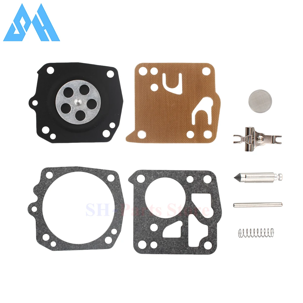 

9 Pcs/Set Chainsaw Carburetor Repair Kit For Husqvarna 266 268 272 281 288 61 162 Chain Saw Tillotson RK-23HS RK23HS Carburetor