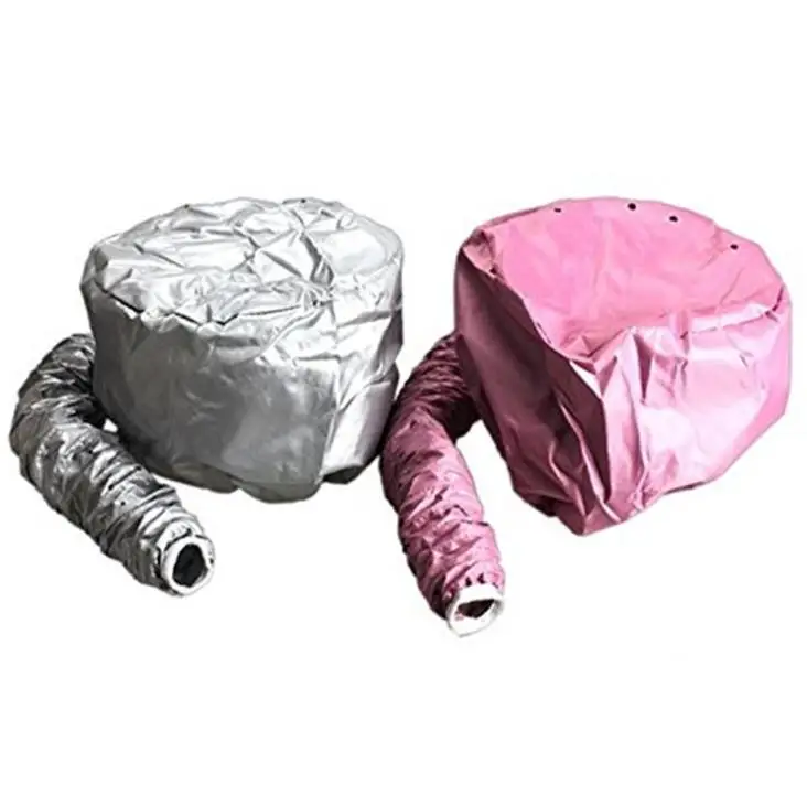 

100pcs Nylon Hair Dryer Nursing Caps Dye Hairs Modelling Heating Warm Air Drying Treatment Cap Home Safer Than Electric SN1367
