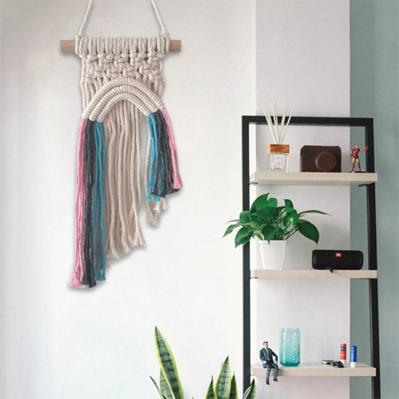 

Nordic Woven Swing Rope Tapestry Home Decor Wall Hanging Toys Nursery Decor