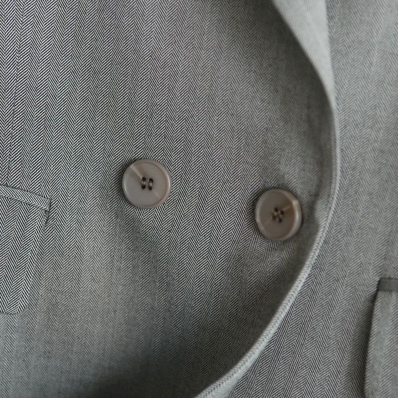 

Temperament Herringbone Pattern Solid Color Slim-fit Single-breasted Suit Women's Jacket New Autumn And Winter Small Suit B235