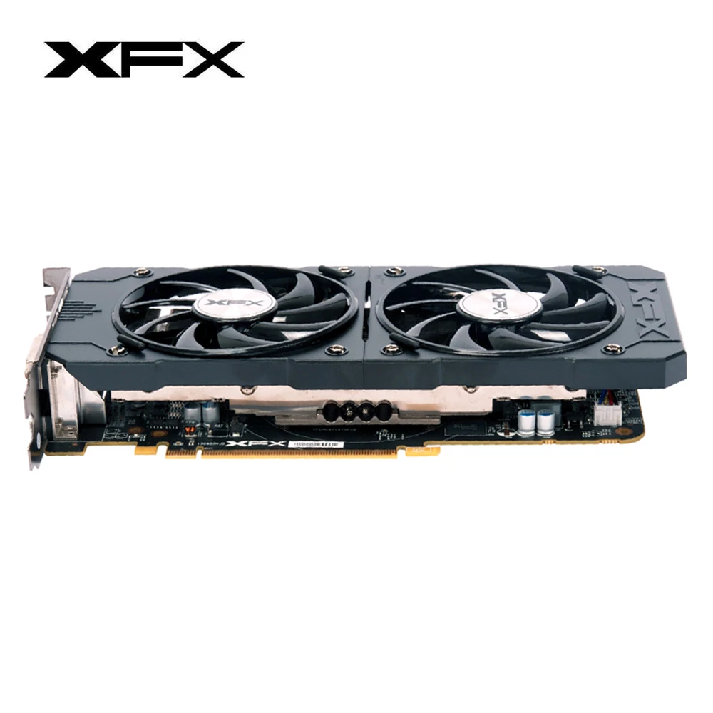 Видеокарта XFX Radeon R7 200 2 Гб GDDR3 DVI-D бит игровая видеокарта DirectX 12 GPU 240/HDMI/DP(R7 390/R9) |