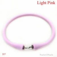 wholesale 7 5 inches180mm light pink rubber silicone band for custom bracelet
