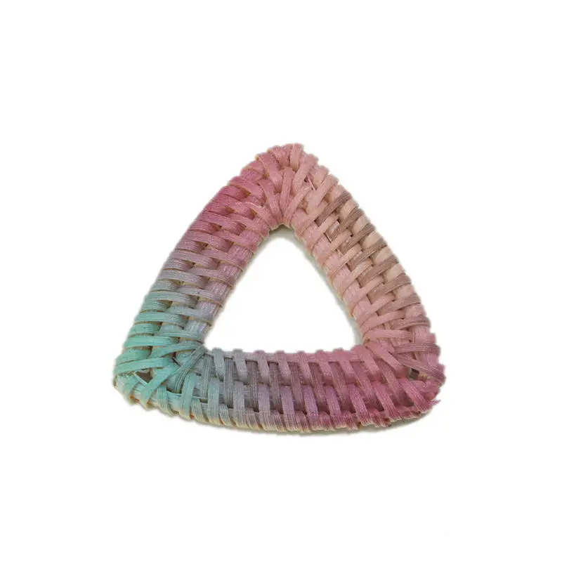 2 шт плетеные соединители из ротанга геометрический Леопард Круглый