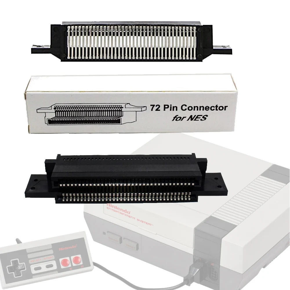 

72 Pin Replacement Connector Cartridge Slot Tool For Nintendo NES Games Console