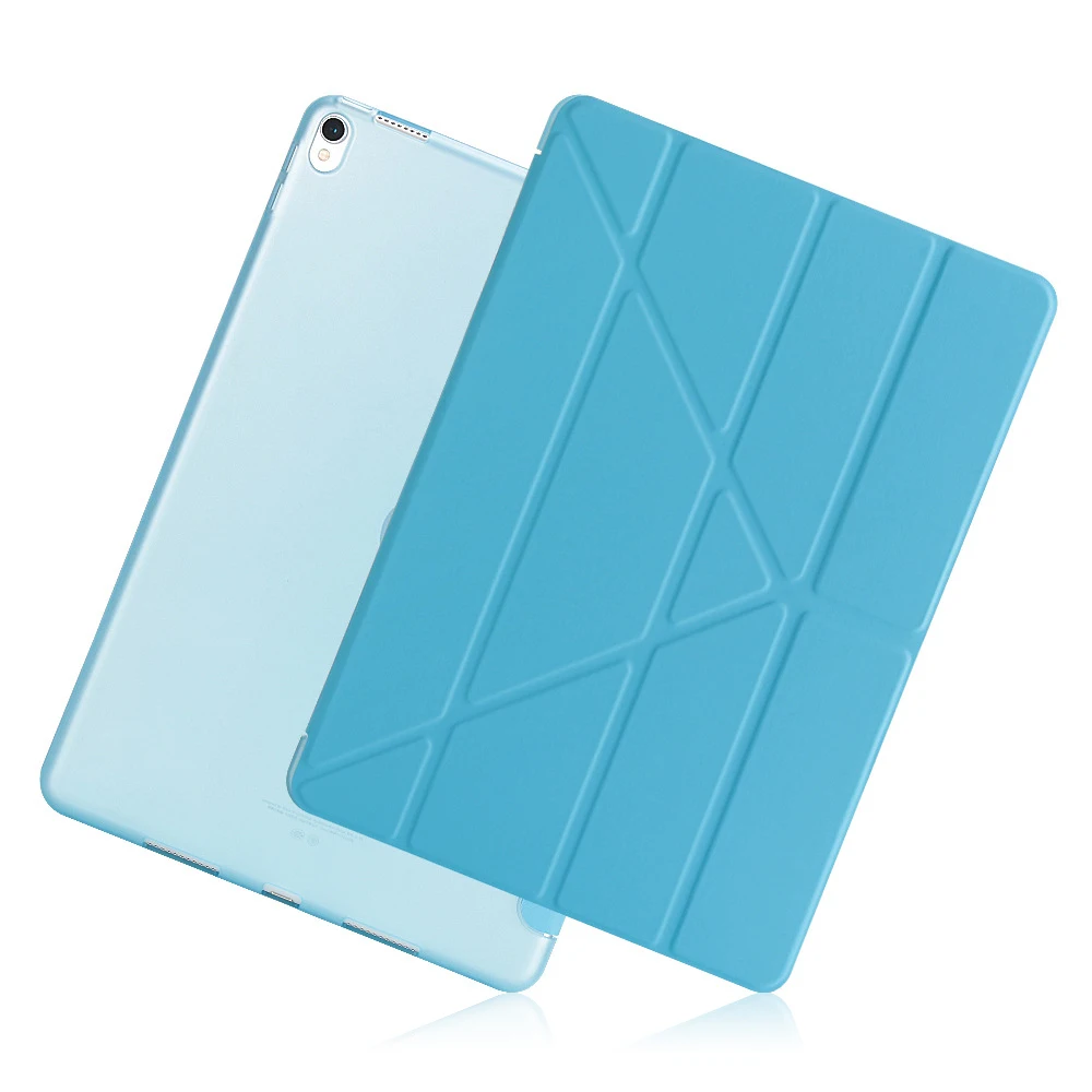 

Cover Case for iPad Pro 9.7 Mini 3 4 2020 iPad 10.2 Air 3 10.5 Origami Standing Shell Case Multi Angle Magnetic TPU Back Cover